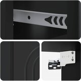  Noćni ormarić za montažu na zid 2 pcs Crna 49 x 34,5 x 20 cm | shoptok.hr