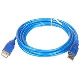 Stars Solutions Produžni kabl USB-A na USB-B, M/F, 5m, Plavi Cene