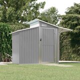  Vrtno spremište sivo 270 x 130 x 208,5 cm od pocinčanog čelika | Eponuda.com