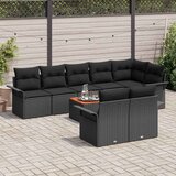  Sjedeća garnitura za vrt 9 kom. 8-Broj sjedala poliratan 297,5 x 132,5 x 69 cm | shoptok.hr
