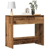 vidaXL Konzolna mizica starinski les 89x41x76,5 cm inženirski les Cene