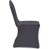  Rastezljive navlake za stolice 4 kom Antracit boja | shoptok.hr