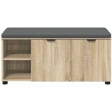  Klupa za hodnik s jastukom Sonoma hrast 100 x 38 x 46 cm | shoptok.hr