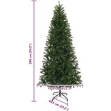vidaXL Umestno božično drevo z stojalom Zelena 240 cm PVC, PE in jeklo | Shoptok.si