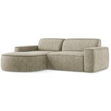 Makamii Bež kutna garnitura od šenila (s lijevim kutom/s ležaljkom) Omao – | shoptok.hr