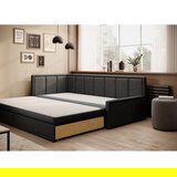 ELTAP Tamno siva sklopiva/s prostorom za odlaganje sofa od šenila 214 cm Fulgeo – | shoptok.hr