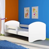 ACMA Dječji krevet II bez motiva, bočna bijela 140x70 cm | shoptok.hr