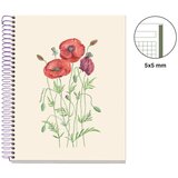  Kolegij blok Miquelrius A5 90g 80L spiralni kocke Entredos Papaver Rhoedas MR4505 | shoptok.hr