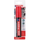 Marker permanentni 4-12mm edding 390/1 crveni blister | Shoptok.si