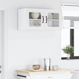  Zidni stakleni ormarić Lucca Bijela 80 x 31 x 40 cm | shoptok.hr