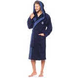 Ll george navy blue bathrobe cene