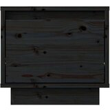  Noćni ormarići 2 kom crni 35 x 34 x 32 cm od masivne borovine | shoptok.hr