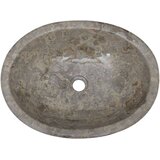 vidaXL Umivalnik siv 53x40x15 cm marmor | Shoptok.si