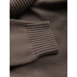 Ombre Men's sweater with a "v-neck" neckline with a shirt collar - black | shoptok.hr
