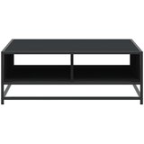  Stolić za kavu crni 80x80x30 cm konstruirano drvo i metal | Eponuda.ba