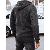 DStreet Men's insulated dark grey sweater | Shoptok.si