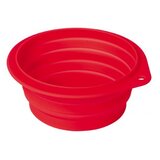 Nobby zložljiva silikonska potovalna posoda 0,5l - rdeča | Shoptok.si
