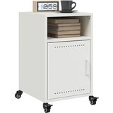 vidaXL Nočna omarica 2 kosa bela 36x39x59 cm jeklo | Shoptok.si