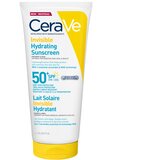 CeraVe Invisible Hydrating Sunscreen SPF 50+ mlijeko za sunčanje za lice i tijelo SPF 50+ 177 ml Cijene