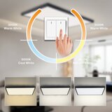  Brilagi -LED Kupatilsko plafonsko svetlo FRAME LED/96W/230V 120x60 cm IP44 crno | Eponuda.com