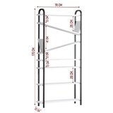 Hanah home polica za knjige verso black white | ePonuda.com