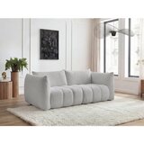 Bobochic Paris Svetlo siva sedežna garnitura iz tkanine bouclé 234 cm Azra – | Shoptok.si