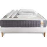 Litier Deluxe Celoten paket za posteljo - Vzmetnica 180x200 cm + Vzmetnica z letvami (komplet) + 2 vzglavnika + Prevleka - Vingt-Six, (21613861) Cene