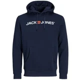 Jack & Jones Majica mornarska / rdeča / bela