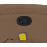  Masažni naslonjač od tkanine smeđi | shoptok.hr
