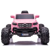 Lean Toys Otroški avto Mercedes X Class Monster Truck 4×4 svetlo roza | Shoptok.si