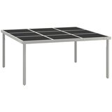 vidaXL Vrtni blagovaonski stol 170 x 170 x 74,5 cm od stakla i čelika Cijene