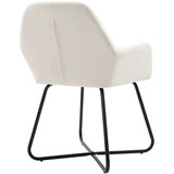  Jedilni stoli 6 kosov krem blago, (20700680) | Shoptok.si