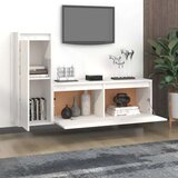 vidaXL TV ormarići 2 kom bijeli od masivne borovine | shoptok.hr