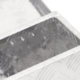  Kutija za pohranu srebrna 50 x 15 x 20,5 cm aluminijska | shoptok.hr