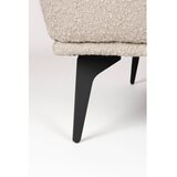 White Label Bež raztegljiva sedežna garnitura iz tkanine bouclé 184 cm Cielke – | Shoptok.si