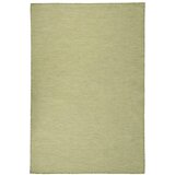 vidaXL zunanja preproga ploščato tkanje 120x170 cm zelena | Shoptok.si