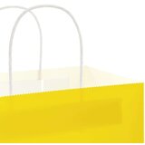  Papirnate vrećice 50 kom s ručkama žute 21x11x36 cm | shoptok.hr