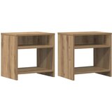  Noćni ormarići 2 kom boja artisian hrasta 40x30x40 cm drveni | shoptok.hr