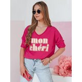 DStreet Bluzka damska oversize z nadrukiem CHERINO fuksja | shoptok.hr