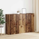  Ormar za montažu na zid 2 kom. Staro drvo 69,5 x 34 x 90 cm | shoptok.hr
