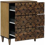  Sideboard za Pohranu Smeđa 60 x 33,5 x 75 cm Čvrsto drvo manga | Eponuda.com