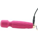 Bodywand Luxe - punjivi, mini vibrator za masažu (tamno ružičasti) | shoptok.hr