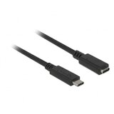 Delock USB kabel USB 3.2 gen. 1 (USB 3.0) USB-C® vtič\, USB-C® vtičnica 1.50 m črna 85534, (20416405) | Shoptok.si