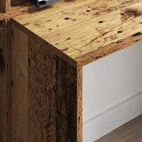 Stol s policom Staro drvo 138,5 x 55 x 143 cm Konstruirano drvo | shoptok.hr