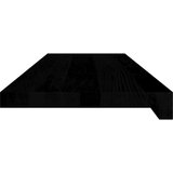 vidaXL Prozorske klupice 2 kom tamnosmeđe 80x25x2 cm masivne hrast | shoptok.hr
