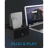 Icybox docking & clone postaja za 2,5" in 3,5" diske IB-1232CL-U3 | Shoptok.si