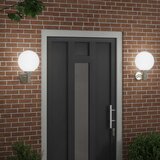  Vanjska zidna lampa 2 pcs Srebrno 28 x 25 x 38 cm | Eponuda.ba
