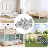  Urezana T-matica 12 pcs Srebrno M6 mm Čelik Cijene