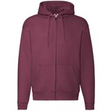 Fruit Of The Loom Burgundy Men's Hoodie Premium Cene