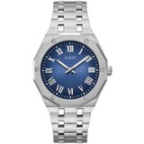 Guess Ročna ura Asset GW0575G4 Silver/Blue | Shoptok.si